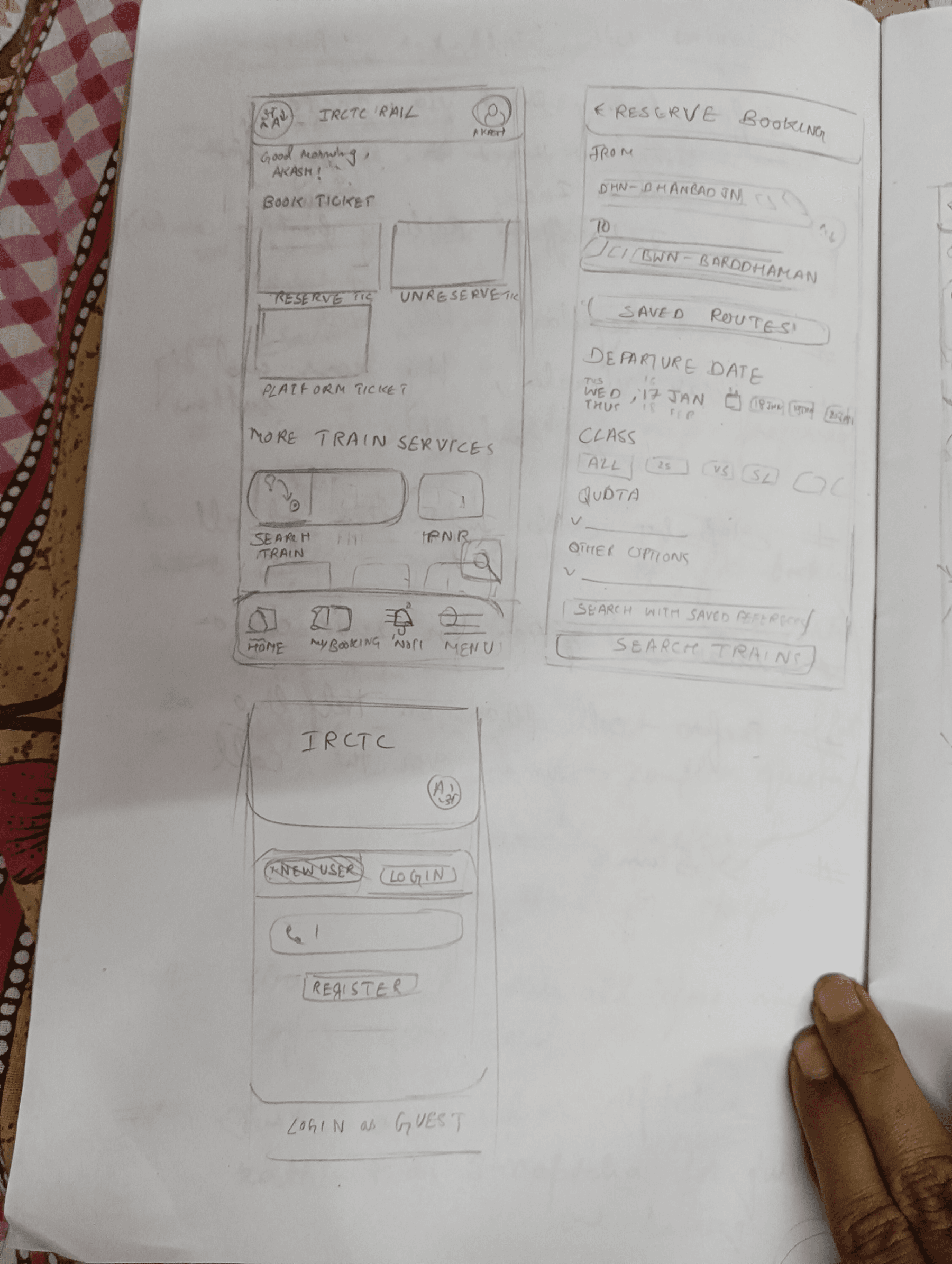 Low-Fidelity Wireframe 1