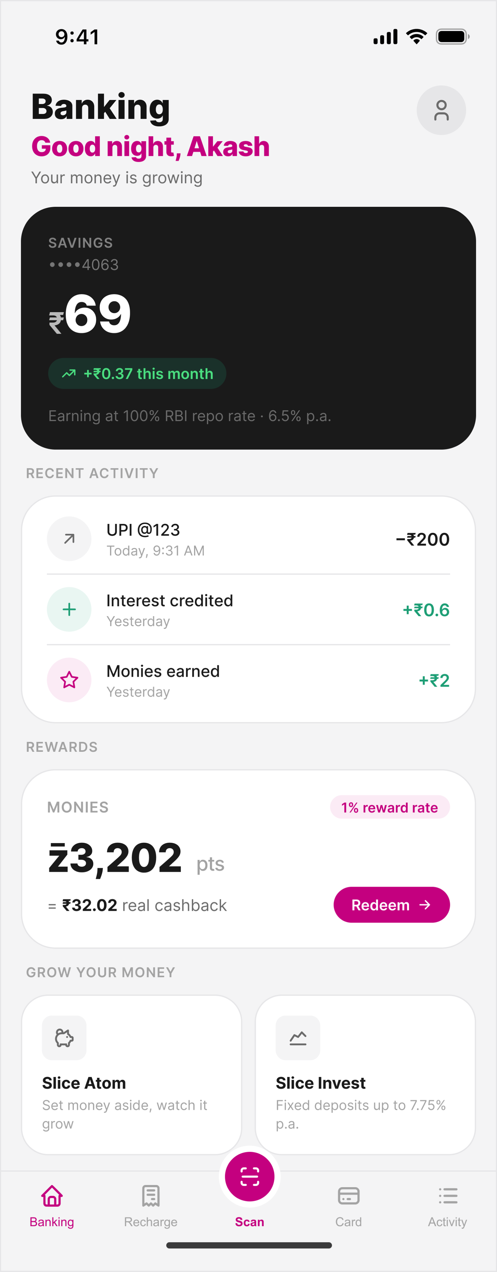 Banking Mockup 1
